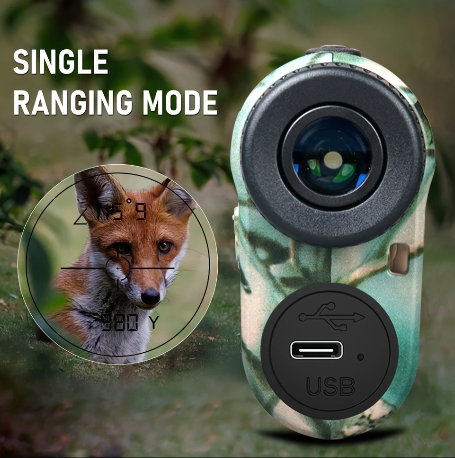 Revasri NK-1000 camouflage rangefinder single ranging mode