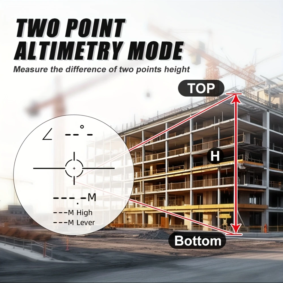Revasri NK-1000 camouflage rangefinder two point altimetry mode